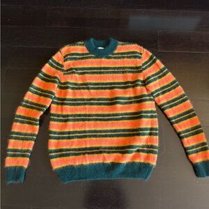 JUL Retro Stripe Angora Sweater, S-M